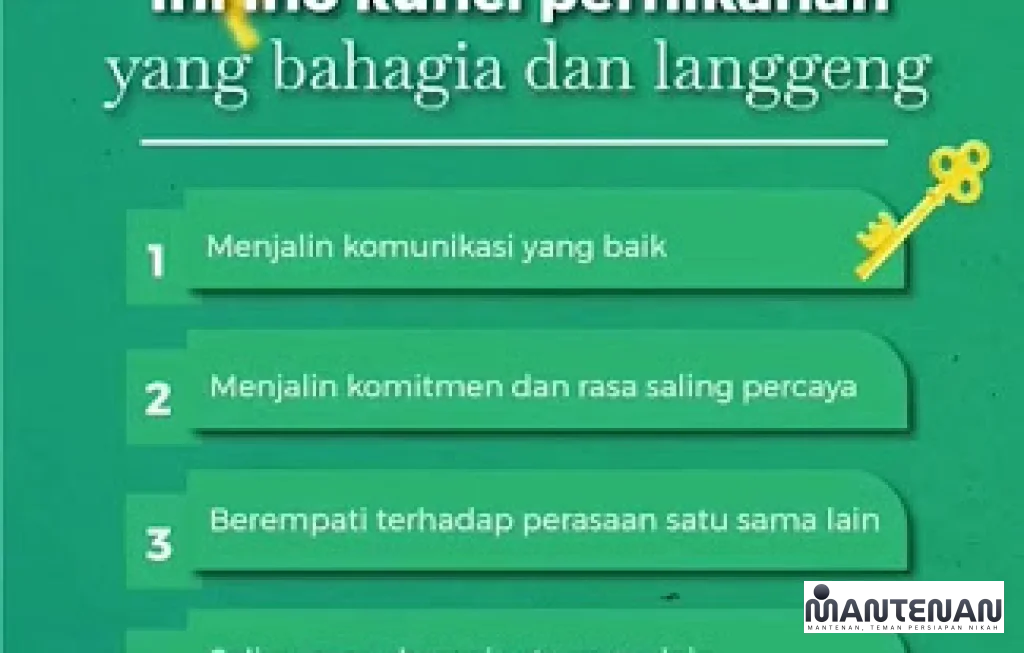 kunci pernikahan bahagia