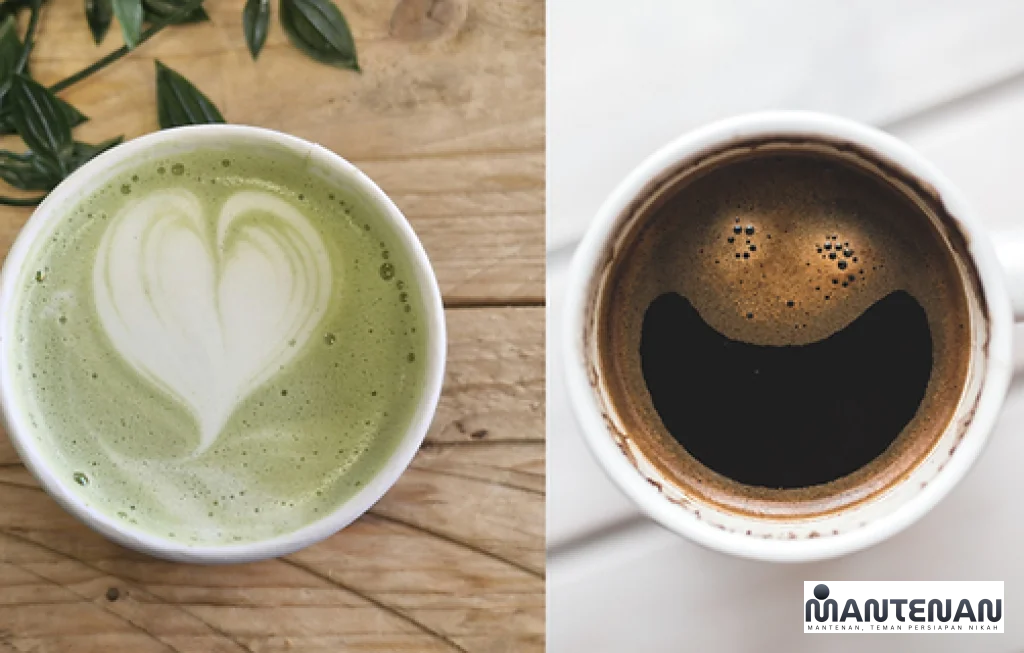 matcha vs kopi untuk energi
